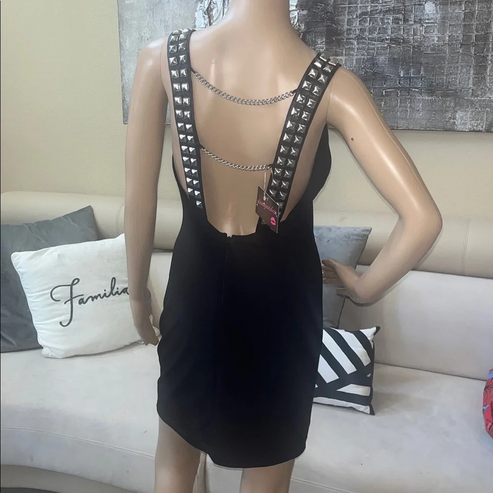 Black Studded Dress